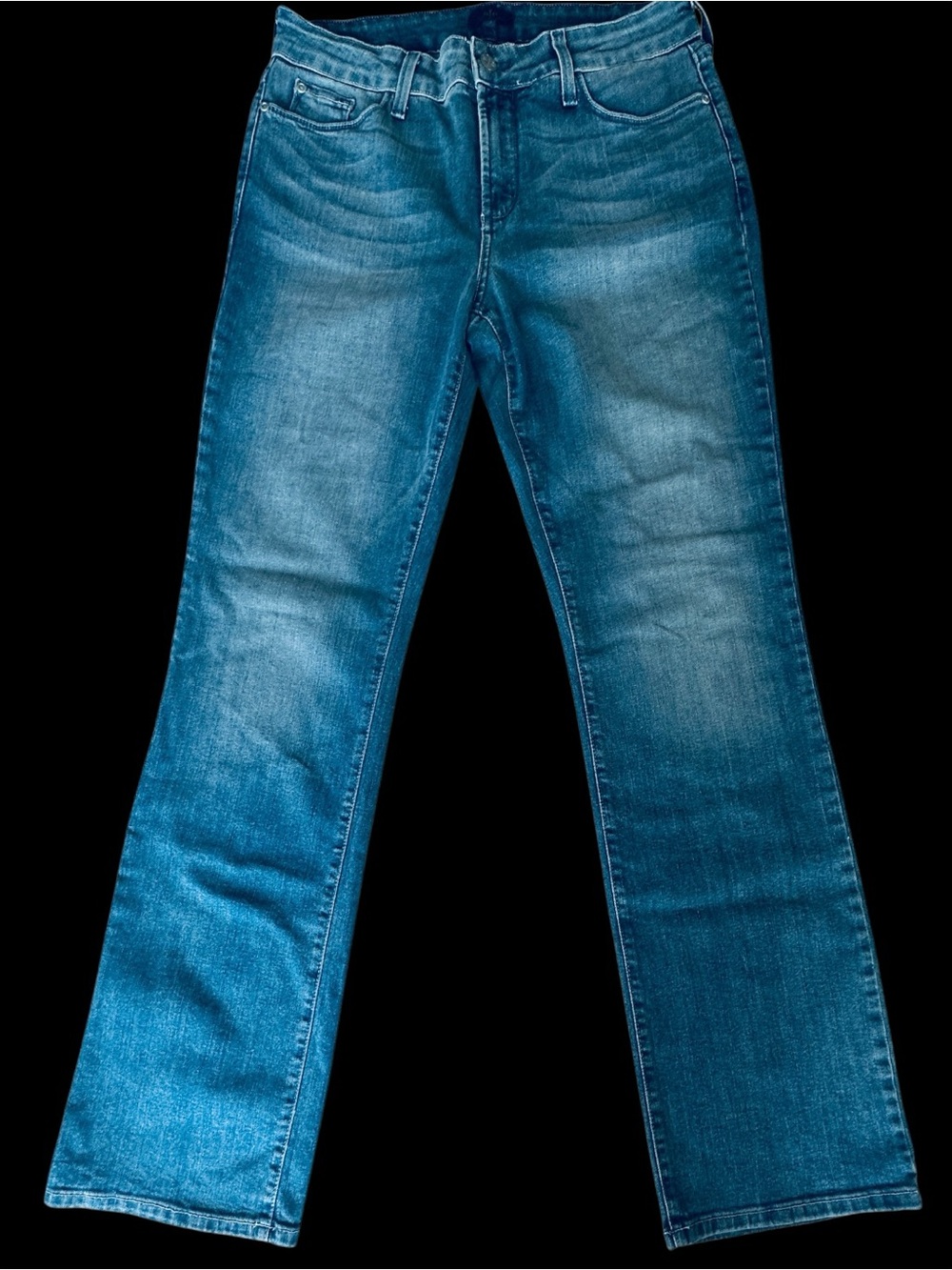 NYDJ Jeans Womens SZ 10 Blue Boot Cut Lift Tuck Technology Slimming Medium Wash